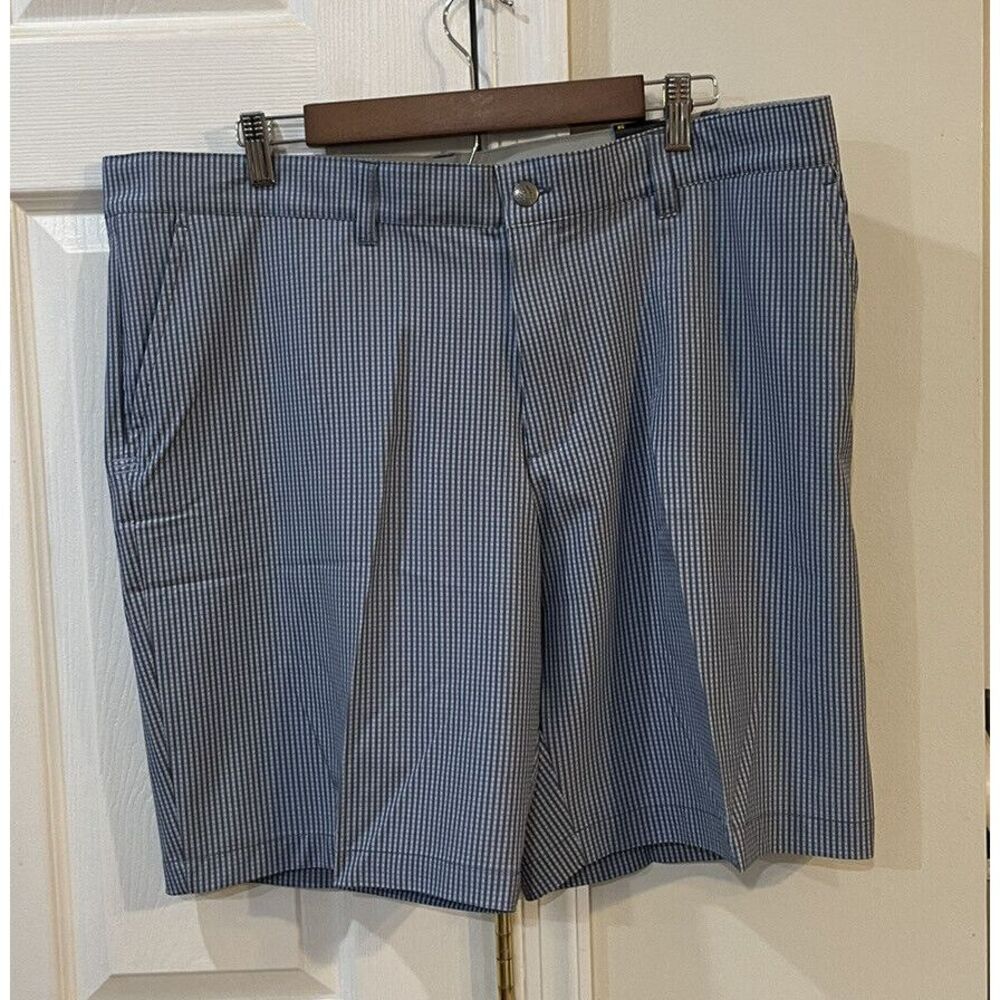 Adidas Men's‎ Ultimate 365 Gingham Woven Shorts Size 38 Tech Ink Blue NWT